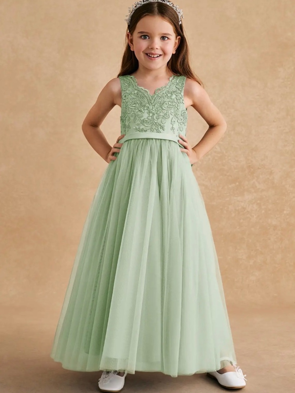 Azazie cinna flower girl dress